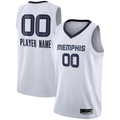 Elroe Custom M.Grizzlies White 2020-2021 Swingman Stitched Jerseys - Association Edition
