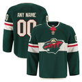 Elroe Custom M.Wild Green Home Authentic Pro Jerseys