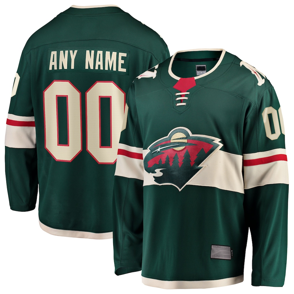 Elroe Custom M.Wild Green Home Breakaway Jerseys