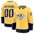 Elroe Custom N.Predators Gold Home Premium Jerseys