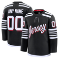 Elroe Custom N.Jersey Devils Black Alternate Premium Jerseys