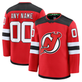 Elroe Custom N.Jersey Devils Red Home Premium Jerseys