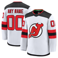 Elroe Custom N.Jersey Devils White Away Premium Jerseys