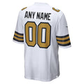 Elroe Custom NO.Saints White Alternate Game Stitched Jerseys