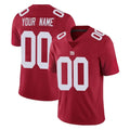 Elroe Custom NY.Giants Red Limited Vapor Untouchable Home Game Any Name & Numbers Stitched Jerseys
