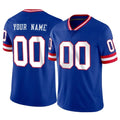 Elroe Custom NY.Giants Royal Classic Vapor Home Game Any Name & Numbers Stitched Jerseys