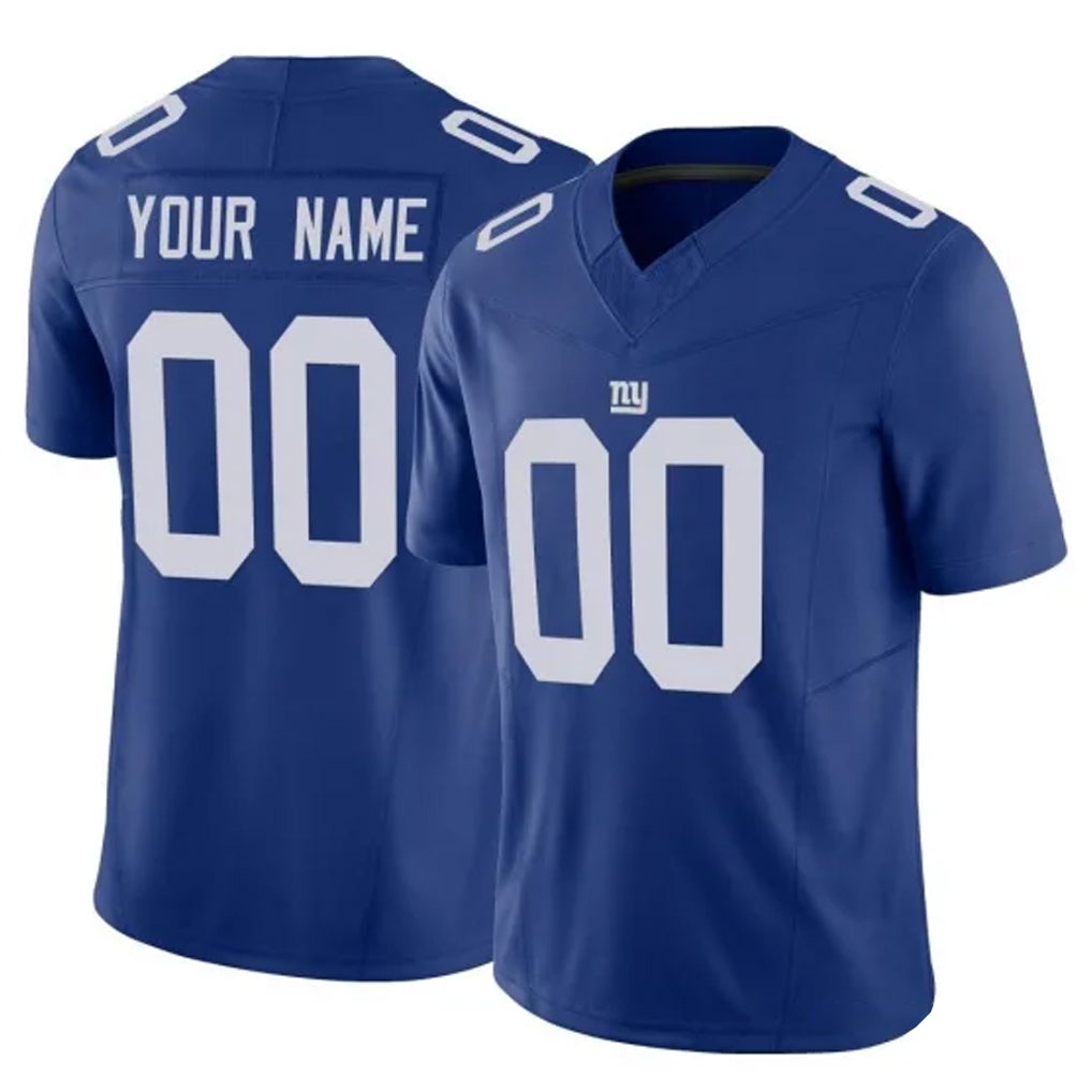 Elroe Custom NY.Giants Royal Limited Vapor F.U.S.E. Home Game Any Name & Numbers Stitched Jerseys