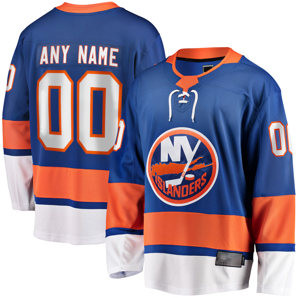 Elroe Custom NY.Islanders Blue Breakaway Jerseys
