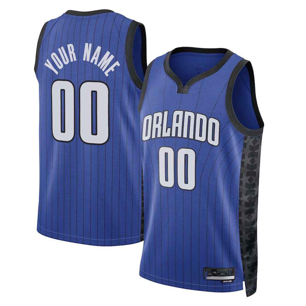 Elroe Custom O.Magic Royal 2022-23 Swingman Jerseys - Statement Edition