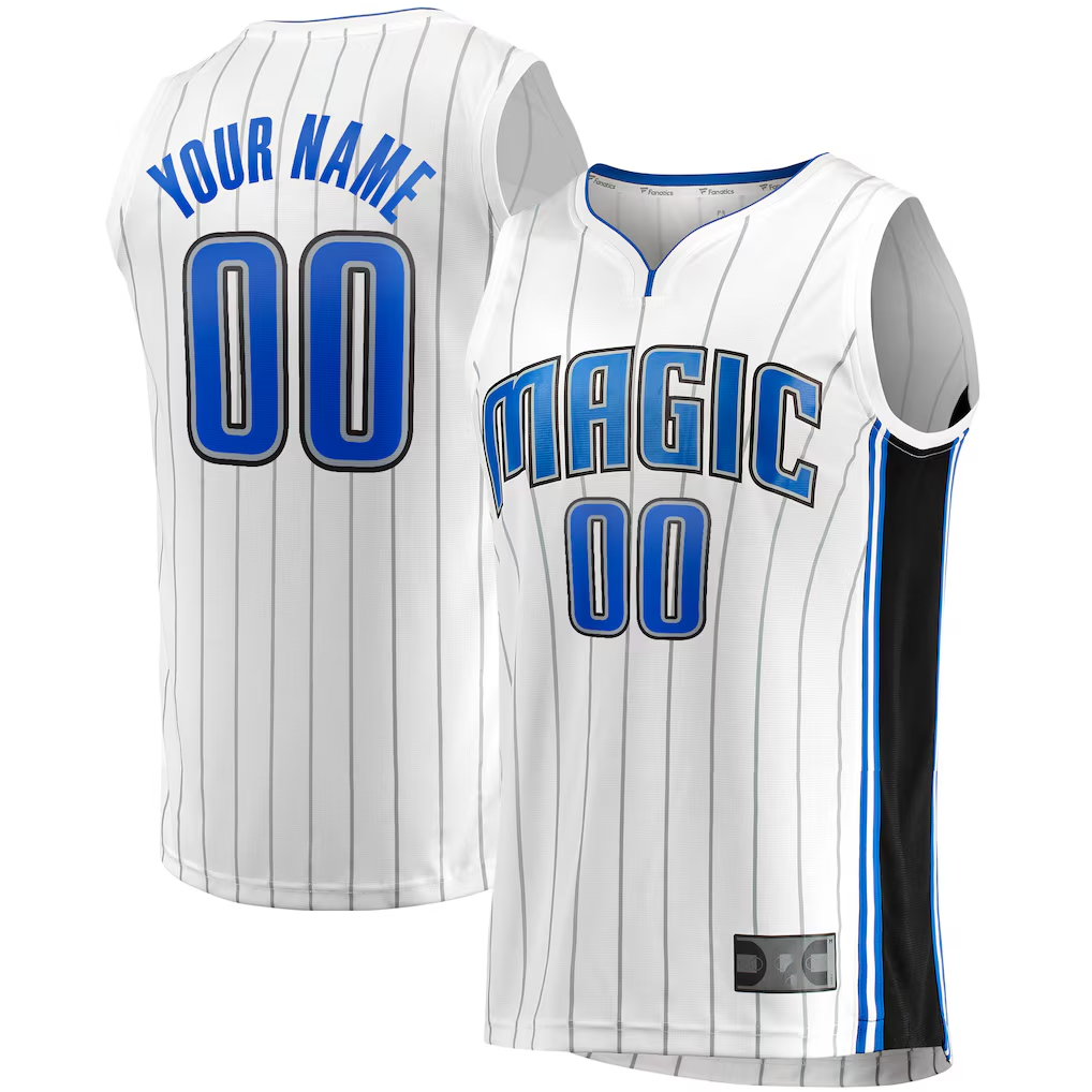 Elroe Custom O.Magic White Fast Break Replica Jerseys - Association Edition