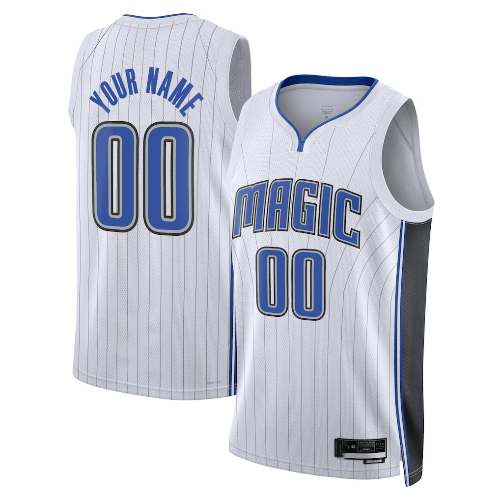 Elroe Custom O.Magic White Swingman Jerseys - Association Edition