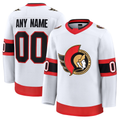 Elroe Custom O.Senators White Away Premium Jerseys
