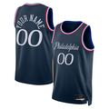 Elroe Custom P.76ers Navy 202526 City Edition Swingman Jerseys