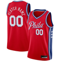 Elroe Custom P.76ers Red Swingman Jerseys - Statement Edition