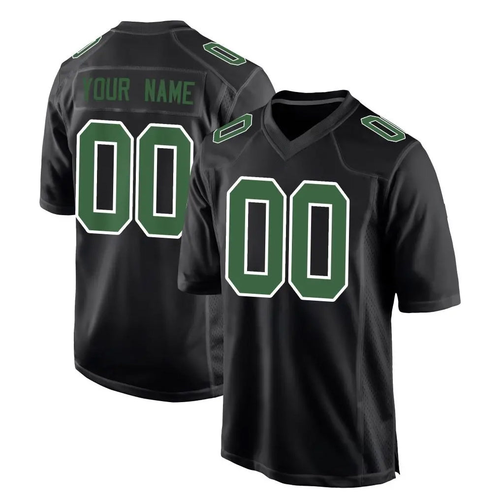 Elroe Custom P.Eagles Carbon Green Fashion Home Game Any Name & Numbers Stitched Jerseys
