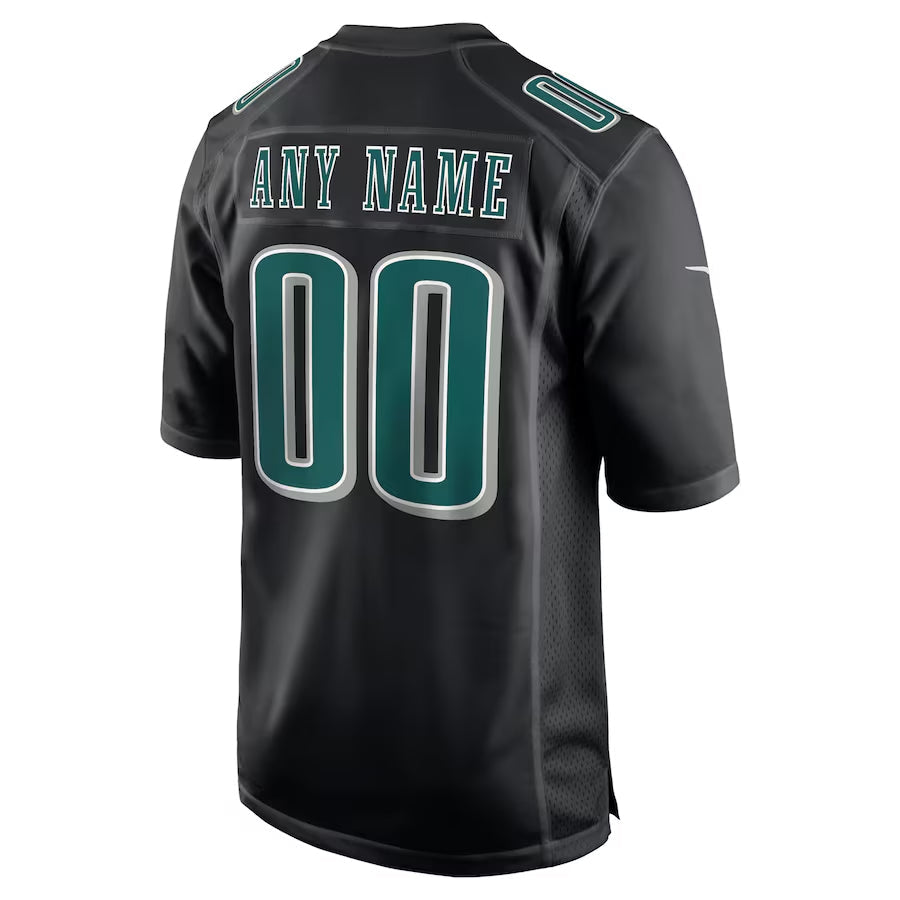 Elroe Custom P.Eagles Midnight Black Fashion Game Stitched Jerseys
