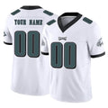 Elroe Custom P.Eagles White Limited Vapor F.U.S.E. Home Game Any Name & Numbers Stitched Jerseys