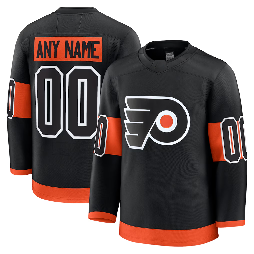 Elroe Custom P.Flyers Black Alternate Premium Jerseys