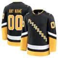 Elroe Custom P.Penguins Black Alternate Premium Jerseys