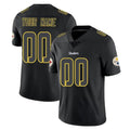 Elroe Custom P.Steelers Black Impact Limited Home Game Any Name & Numbers Stitched Jerseys