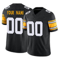 Elroe Custom P.Steelers Black Limited Alternate Vapor F.U.S.E. Home Game Any Name & Numbers Stitched Jerseys