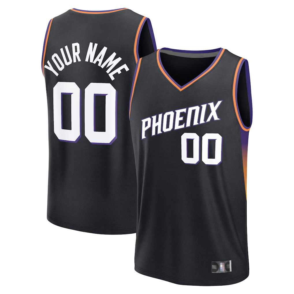 Elroe Custom P.Suns Fanatics Black Fast Break Jerseys - Icon Edition