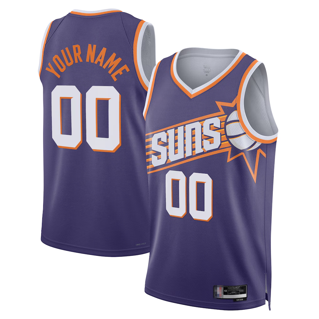 Elroe Custom P.Suns Purple Swingman Jerseys - Icon Edition