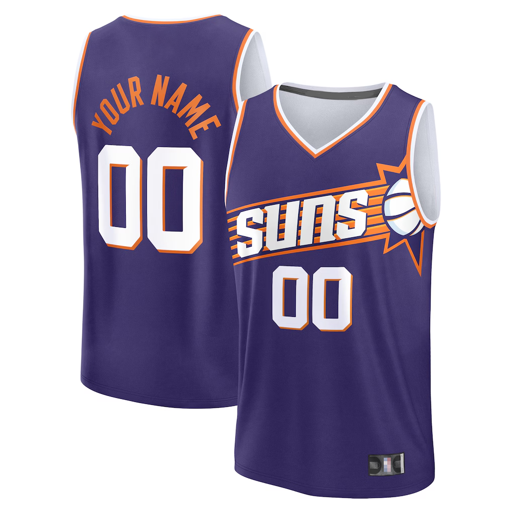 Elroe Custom P.Sunss Fanatics Purple Fast Break Jerseys - Icon Edition