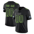 Elroe Custom S.Seahawks Black Impact Limited Home Game Any Name & Numbers Stitched Jerseys
