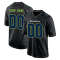 Elroe Custom S.Seahawks Black Limited Fashion Home Game Any Name & Numbers Stitched Jerseys