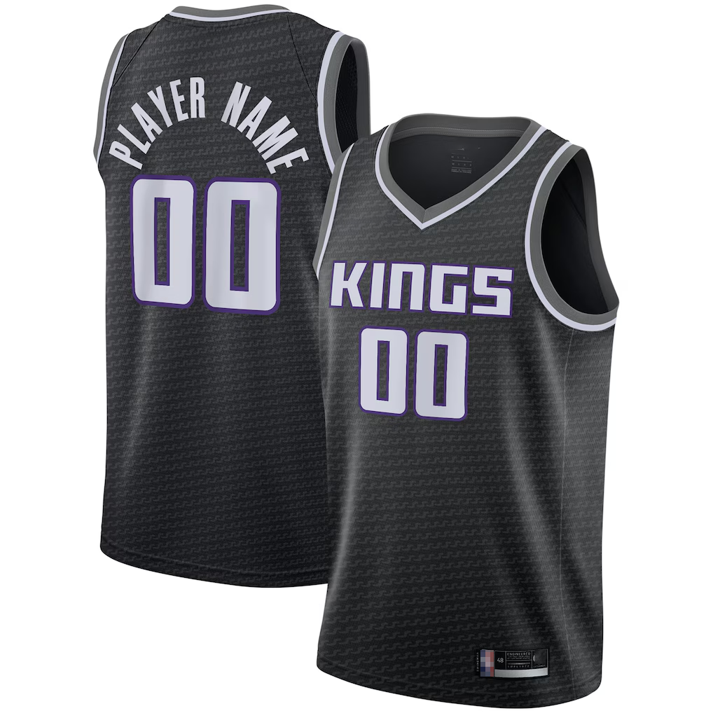 Elroe Custom S.kings Black Swingman Jerseys - Statement Edition