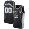 Elroe Custom SA.Spurs Black Swingman Jerseys - Icon Edition
