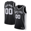 Elroe Custom SA.Spurs Black Swingman Jerseys - Icon Edition