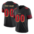 Elroe Custom SF.49ers Black Limited Rivalries Collection Home Game Any Name & Numbers Stitched Jerseys
