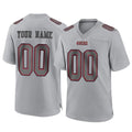 Elroe Custom SF.49ers Gray Atmosphere Fashion Home Game Any Name & Numbers Stitched Jerseys