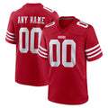 Elroe Custom SF.49ers Red Game Home Any Name & Numbers Stitched Jerseys