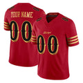 Elroe Custom SF.49ers Red Rivalries Vapor Limited Home Game Any Name & Numbers Stitched Jerseys