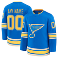 Elroe Custom St.L.Blues Blue Alternate Premium Jerseys