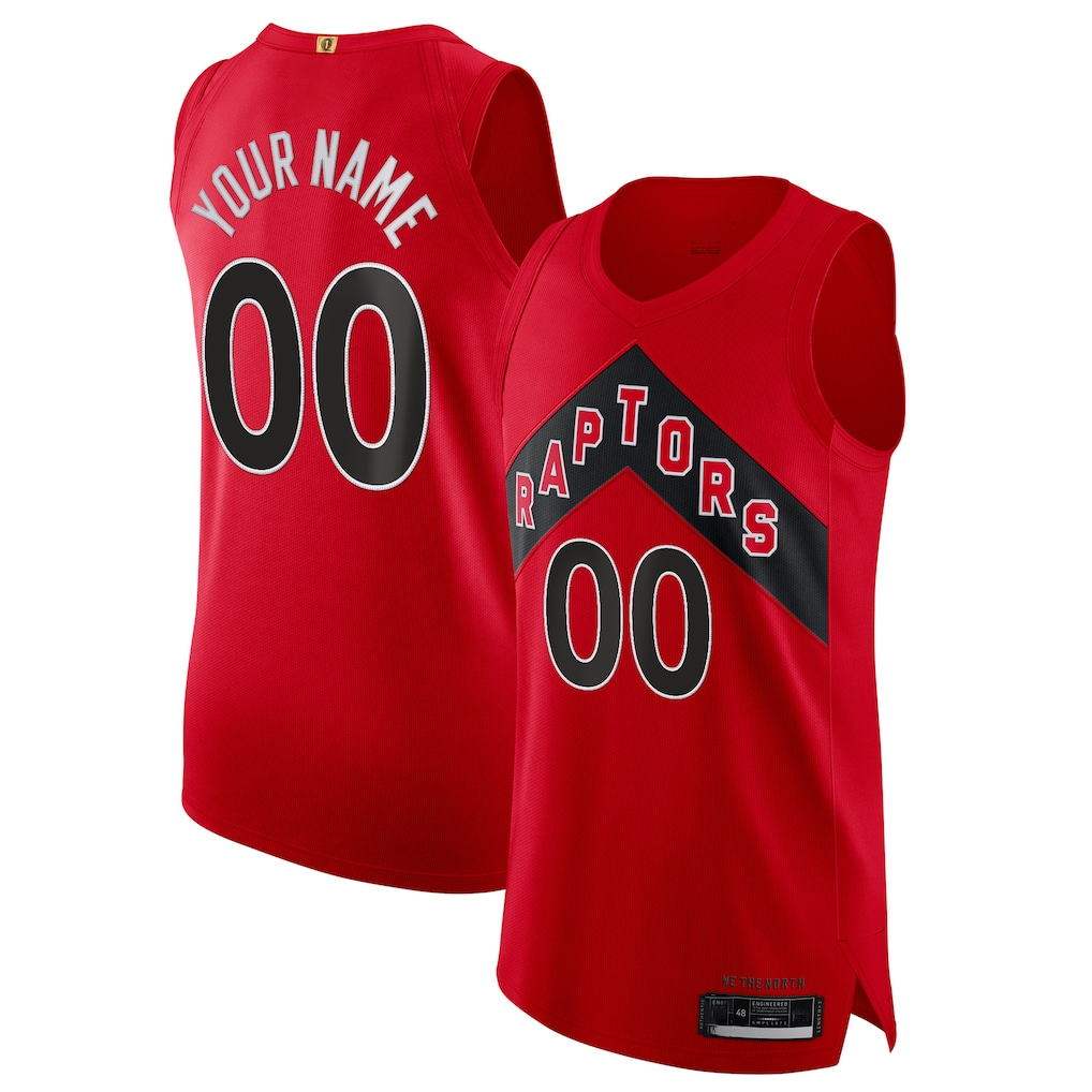 Elroe Custom T.Raptors Red 2020-21 Authentic Jerseys - Icon Edition
