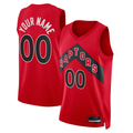 Elroe Custom T.Raptors Red Swingman Jerseys - Icon Edition