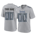 Elroe Custom T.Titans Gray Atmosphere Fashion Home Game Any Name & Numbers Stitched Jerseys