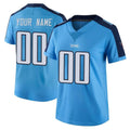 Elroe Custom T.Titans Light Blue Limited Color Rush Home Game Any Name & Numbers Stitched Jerseys