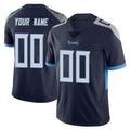 Elroe Custom T.Titans Navy Limited Vapor Untouchable Home Game Any Name & Numbers Stitched Jerseys
