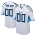 Elroe Custom T.Titans White Home Game Any Name & Numbers Stitched Jerseys