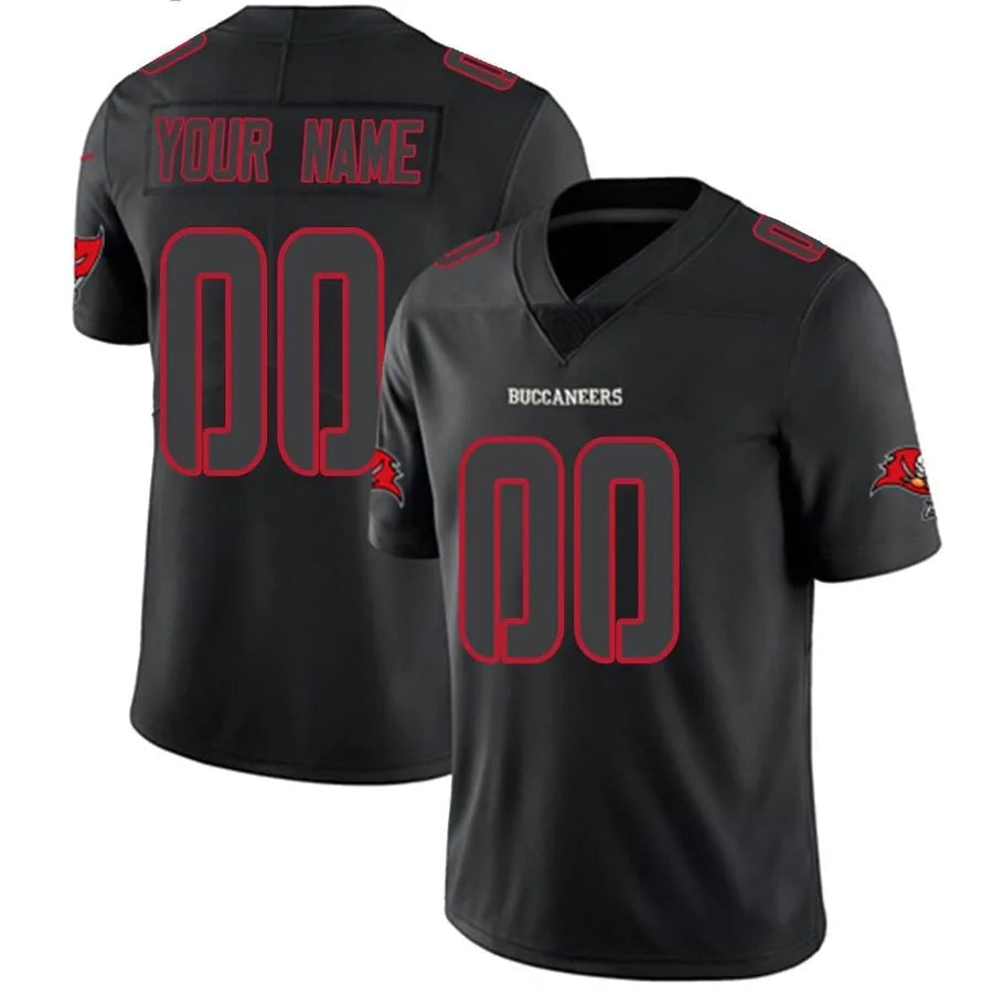 Elroe Custom TB.Buccaneers Limited Black Stitched Jerseys