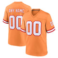 Elroe Custom TB.Buccaneers Orange Throwback Home Game Any Name & Numbers Stitched Jerseys