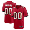 Elroe Custom TB.Buccaneers Red Replica Game Stitched Jerseys