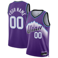 Elroe Custom U.Jazz Purple Swingman Jerseys - Icon Edition