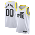 Elroe Custom U.Jazz White Swingman Jerseys - Association Edition
