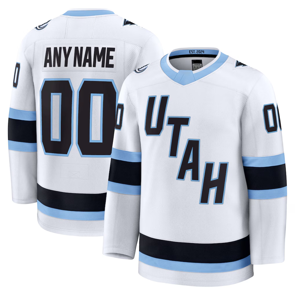 Elroe Custom U.Mammoth White Away Premium Jerseys